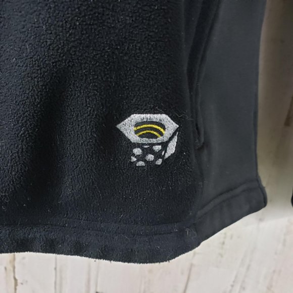 Mountain Hardwear Womens Jacket 10 Black Windstopper Full Zip P5 - Picture 2 of 6